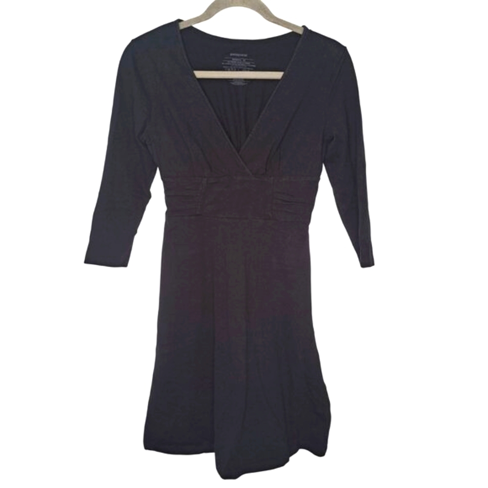 Patagonia Black Wrap Style Dress Size XS